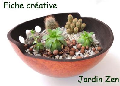 Fiche créative Jardin Zen