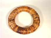 Support calebasse Rond en feuilles de bananier