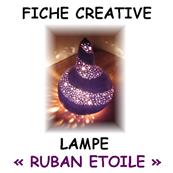 Fiche créative lampe "Ruban Etoilé