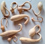 Lot de 11 Gourdes françaises inclassables tordues