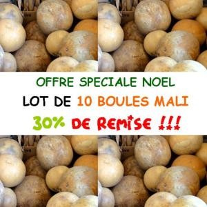 Lot de 10 Boules Mali