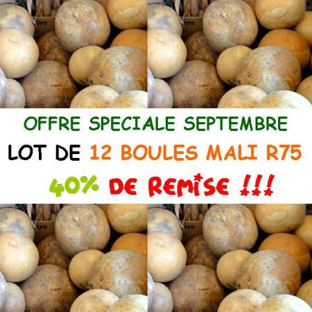 Lot de 12 Boules Mali R75