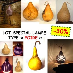 Lot spécial lampes type POIRE