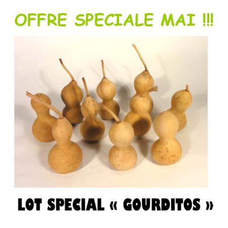 Lot 10 Gourdes Spéciales Gourditos